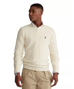Men Cable Wool-Cashmere Sweater