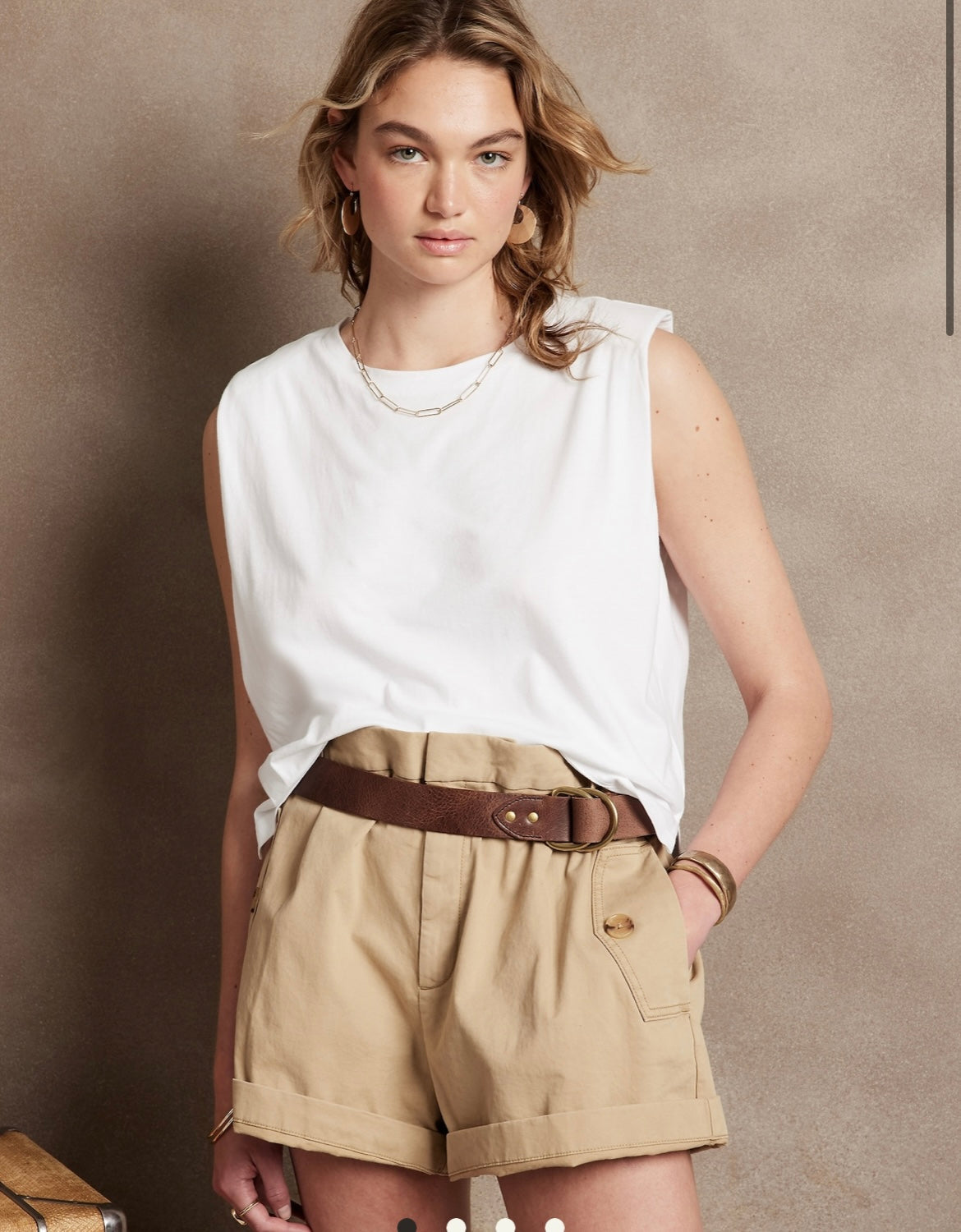 Padded Cotton Tank