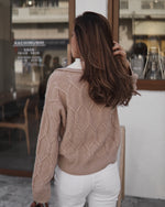 Canyon Cashmere Blend Sweater - camel