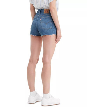 High Rise Denim Shorts