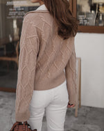 Canyon Cashmere Blend Sweater - camel