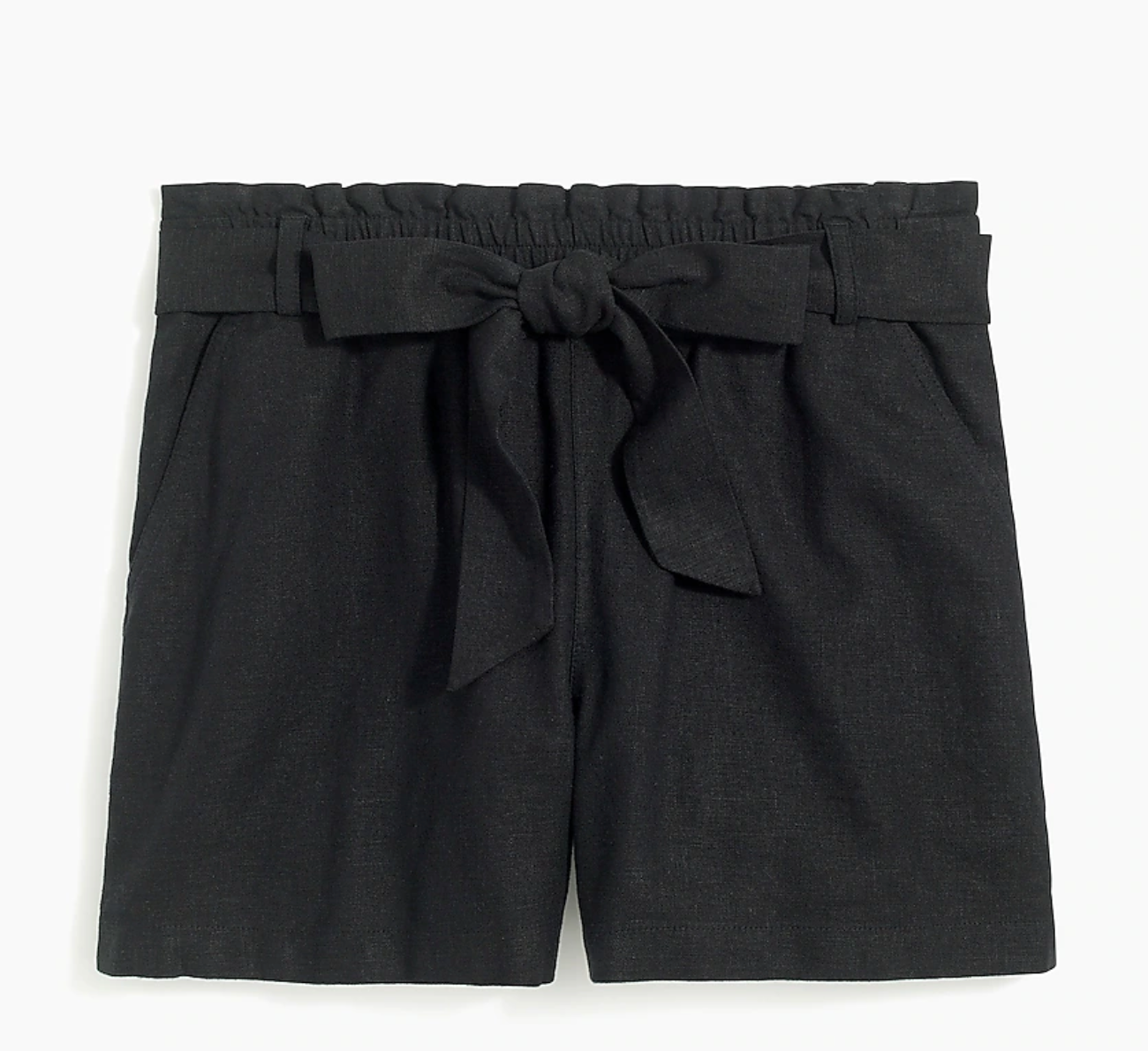 Linen Blend Paperbag Short