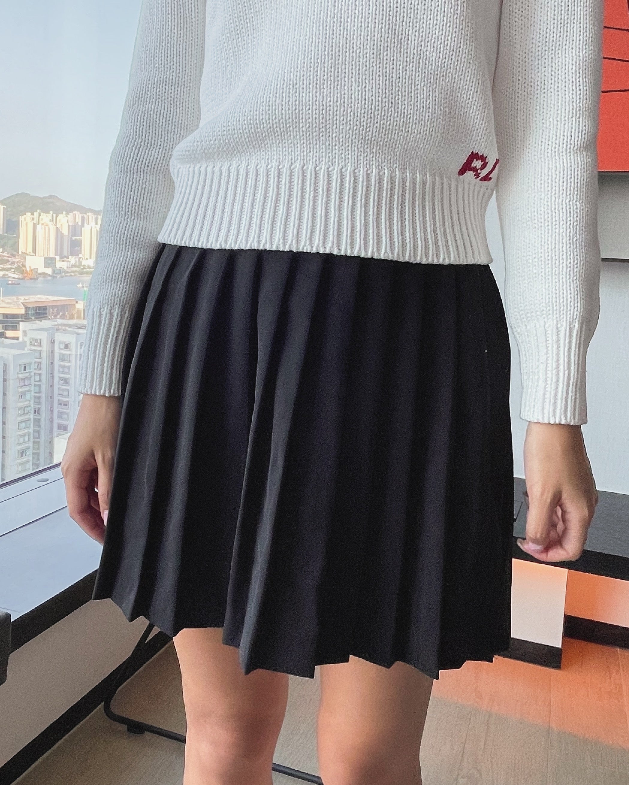 Pleated Mini Skirt