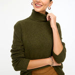 Extra-Soft Yarn Turtleneck Sweater